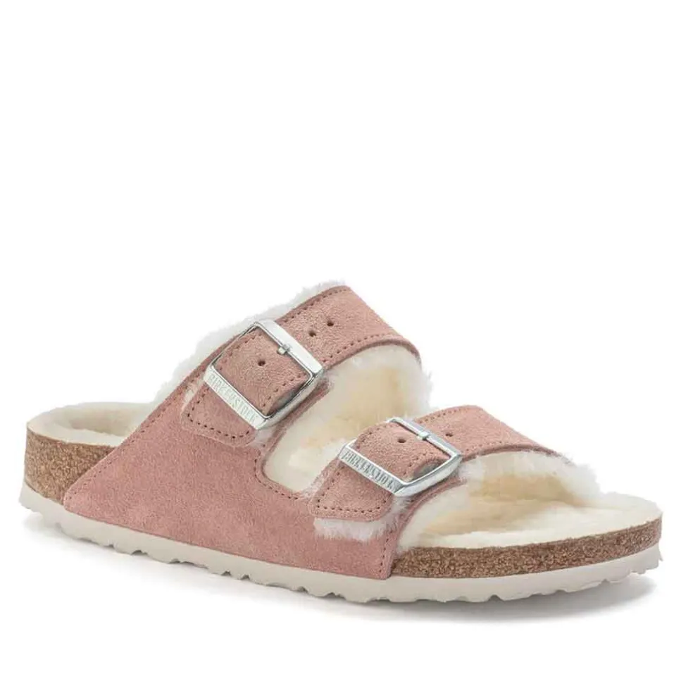 Birkenstock Arizona Shearling for Women - Pink Clay