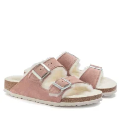 Birkenstock Arizona Shearling for Women - Pink Clay
