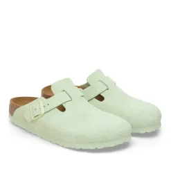 Birkenstock Boston SFB for Women - Faded Lime