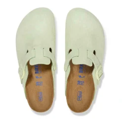 Birkenstock Boston SFB for Women - Faded Lime