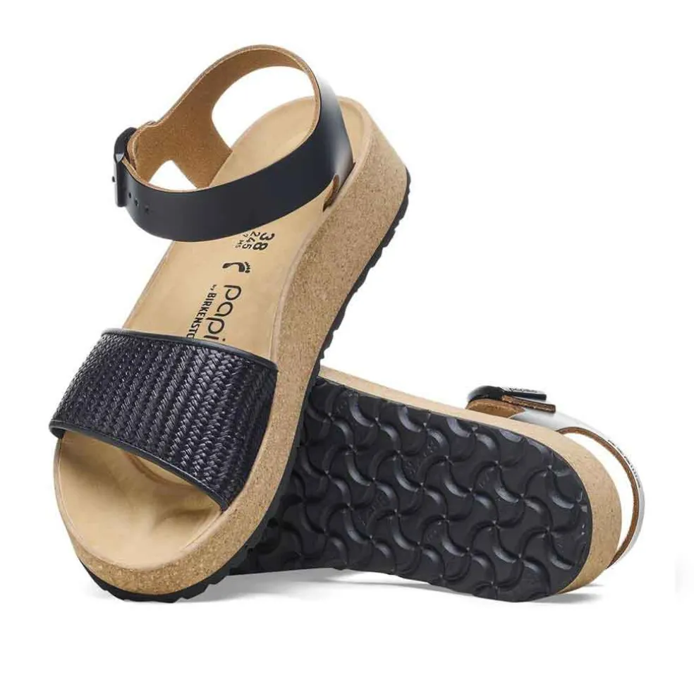 Birkenstock Glenda Raffia - Black
