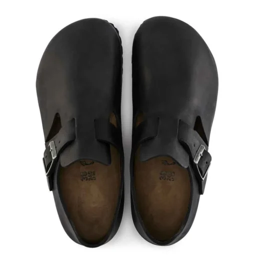 Birkenstock London Clog for Women - Black Leather