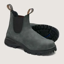 Blundstone 2238 Lug Boot for Men - Rustic Black