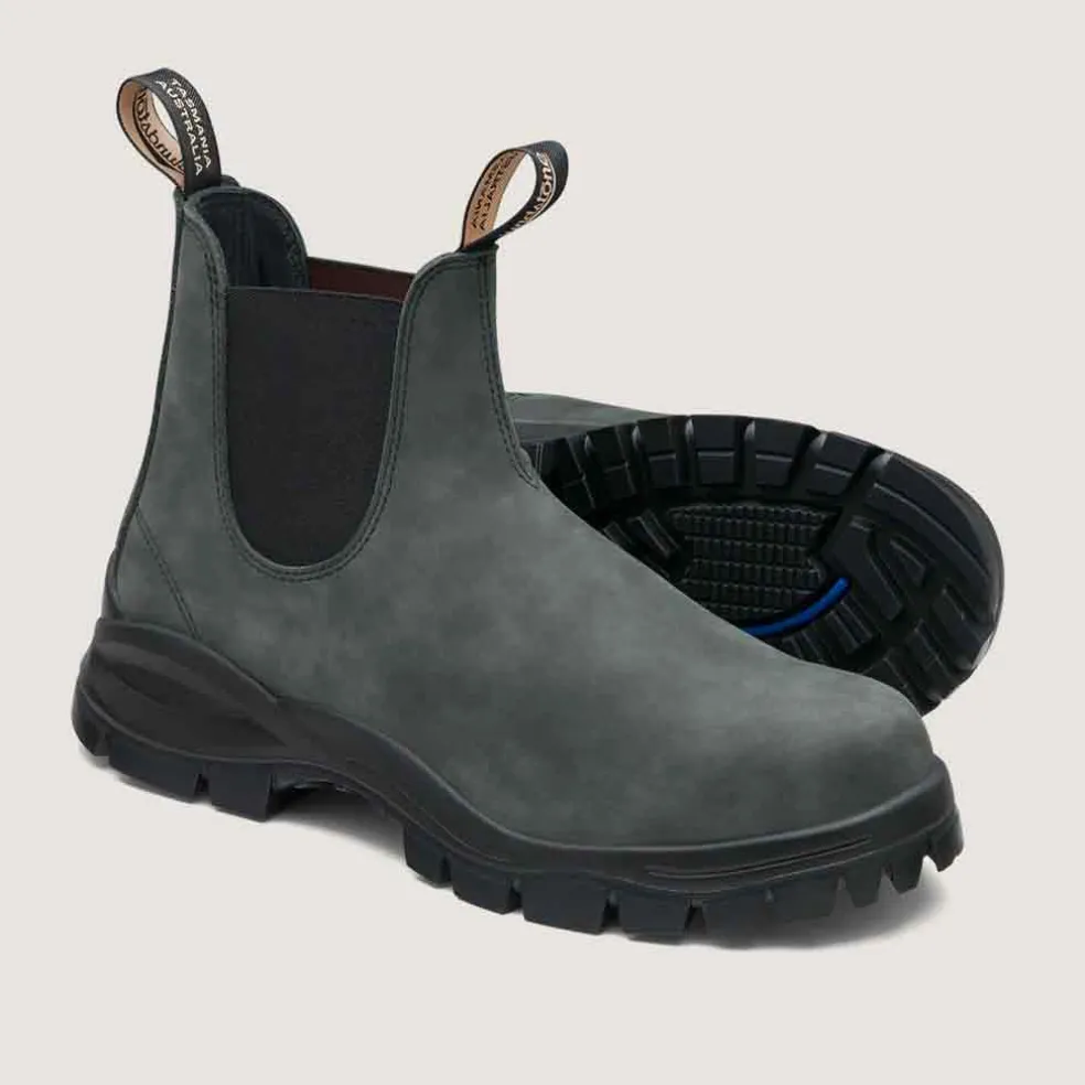 Blundstone 2238 Lug Boot for Women - Rustic Black