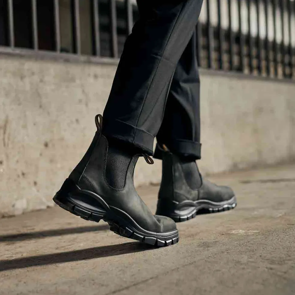 Blundstone 2238 Lug Boot for Women - Rustic Black