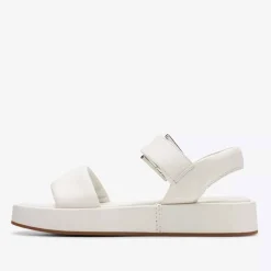 Clarks Alda Strap Sandal - White