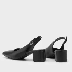 Marta Slingback Pump - Black