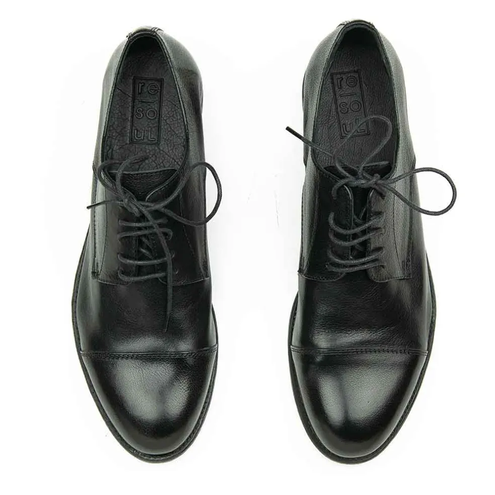 re-souL Brussels Oxford for Men - Black