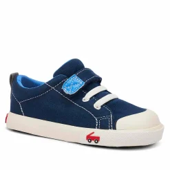 See Kai Run Stevie II Sneaker - Blue Canvas
