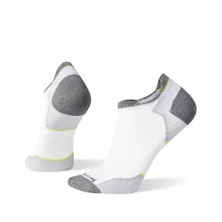 Smartwool Run Zero Cushion Ankle Sock - White