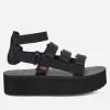 Teva Mevia Platform Sandal - Black