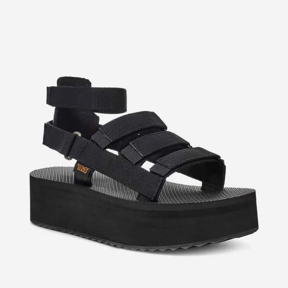 Teva Mevia Platform Sandal - Black