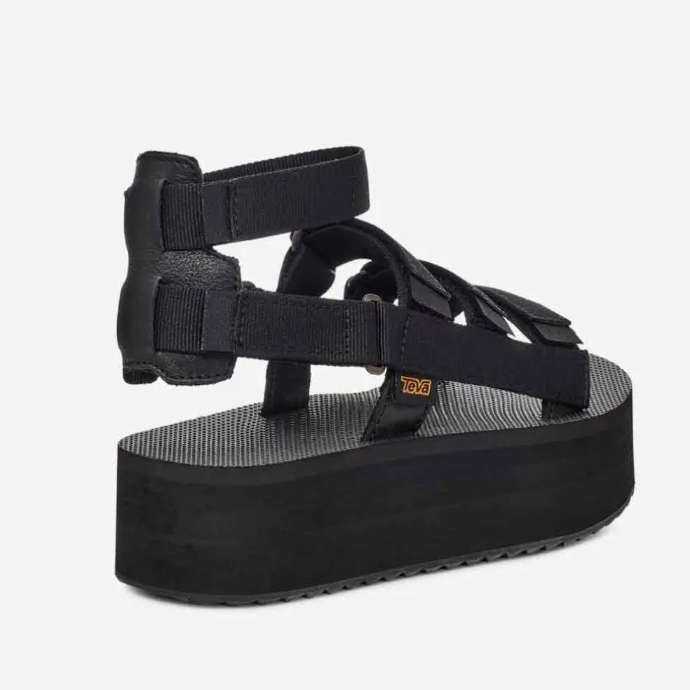 Teva Mevia Platform Sandal - Black
