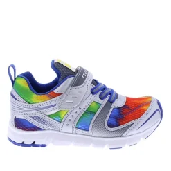Tsukihoshi Velocity Sneaker Youth - Silver/Multi