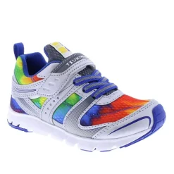 Tsukihoshi Velocity Sneaker Youth - Silver/Multi