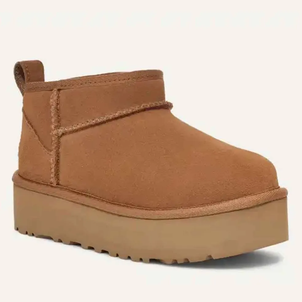 UGG Kids Classic Ultra Mini Platform - Chestnut