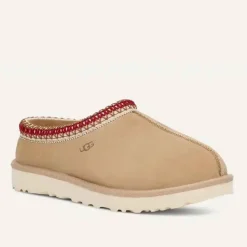 UGG Tasman Slipper - Sand/Dark Cherry