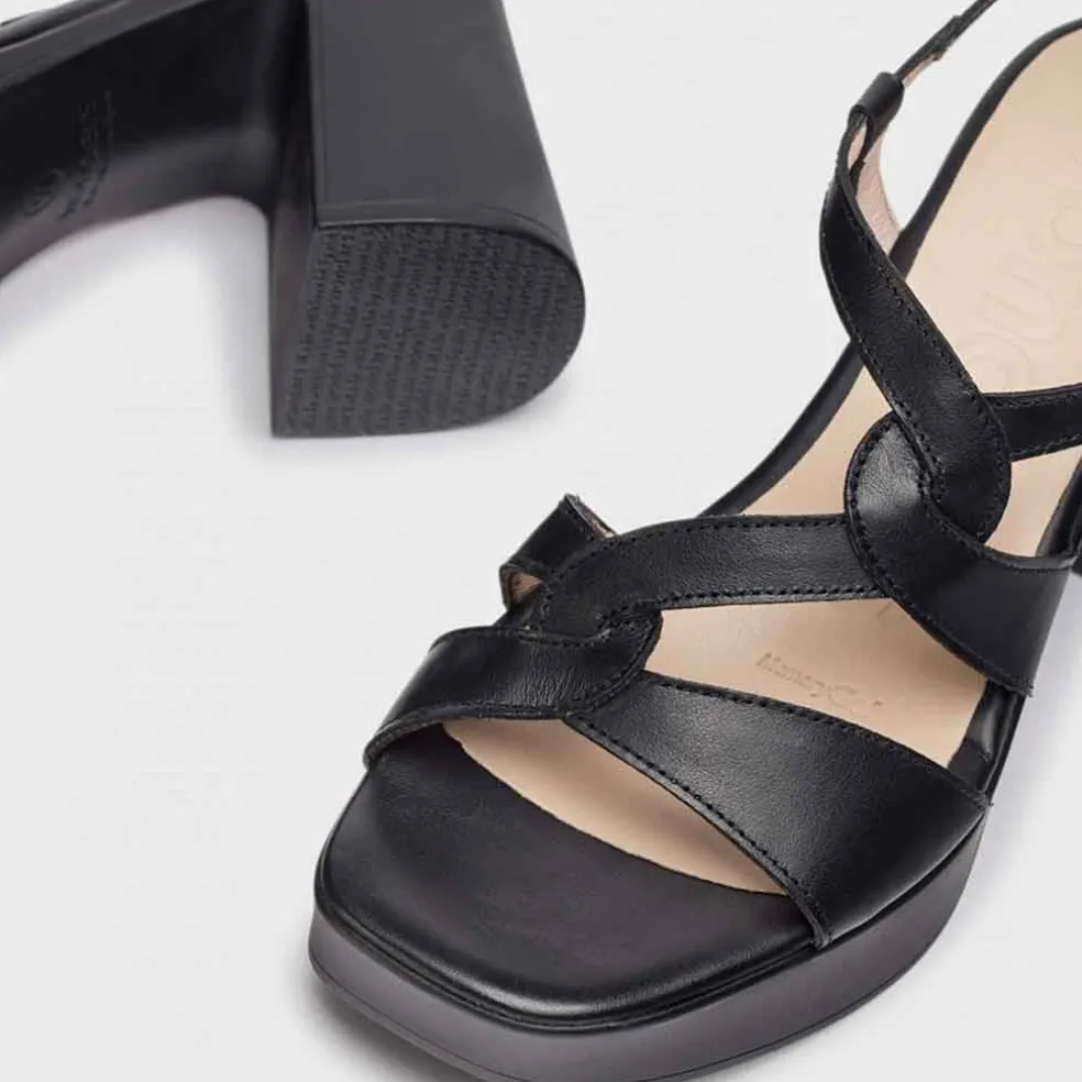 Wonders Iseo Platform Heel Sandal