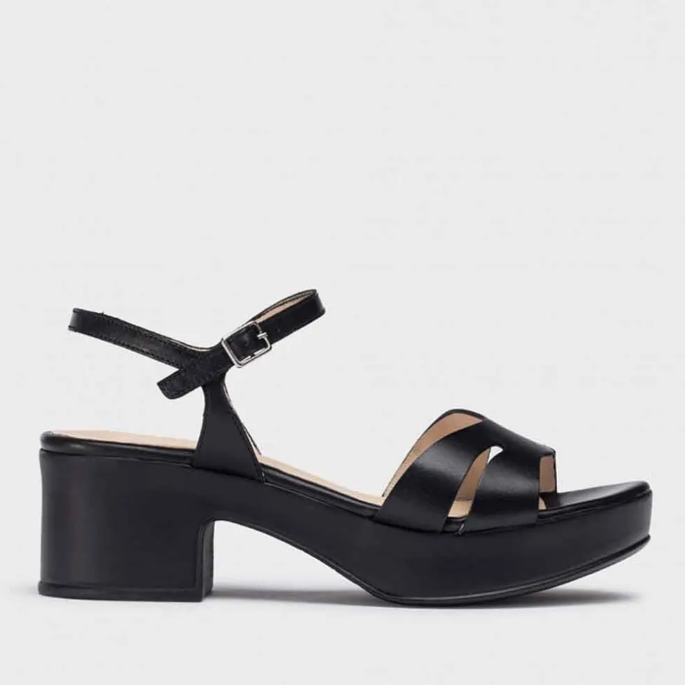 Wonders Low Platform Sandal